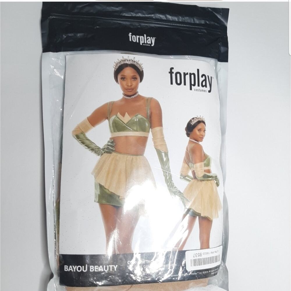 FORPLAY Women's Bayou Beauty Sexy Princess Costume Green/Tan MISSING TIARA